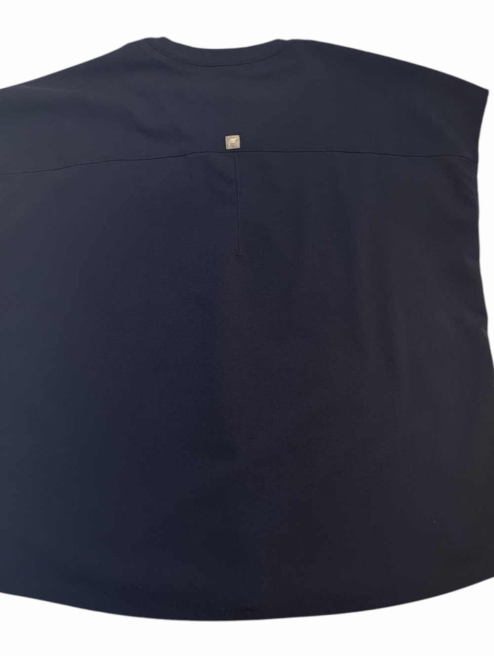 Fabletics Women’s Navy Solid Medical nurse Scrub Top Shirt sleeveless Size Small - Picture 5 of 6